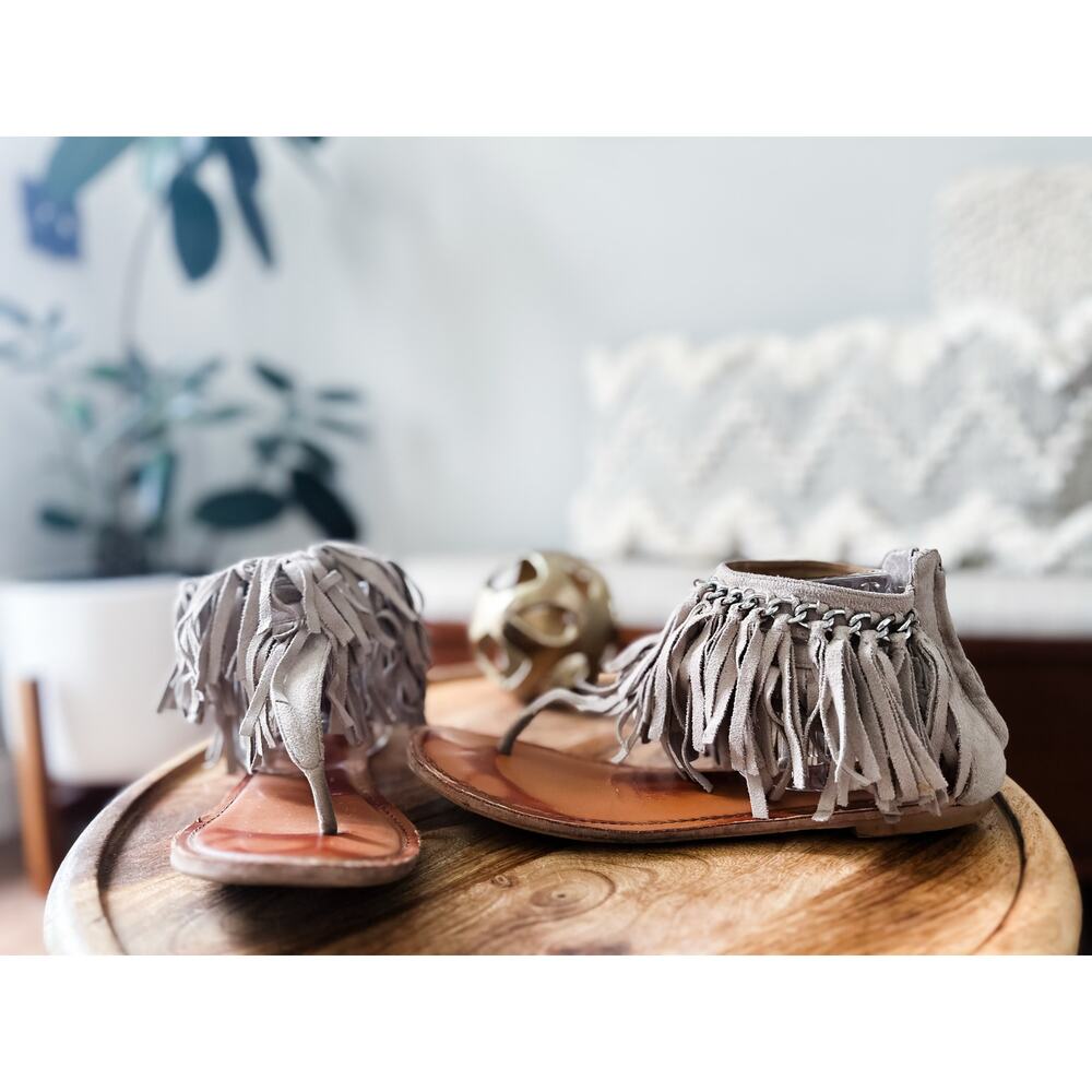 Boho dreamer Wanderlust Fringe Sandals Made for golden Trails + Slow Evenings - Picture 6 of 6